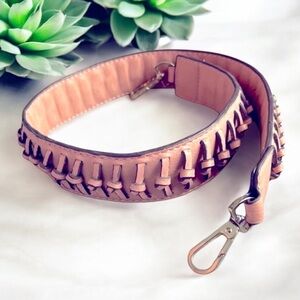 ENZO ANGIOLINI BELT Blush Pink Braided Clip Size Small / Medium FAST SHIP 440-24